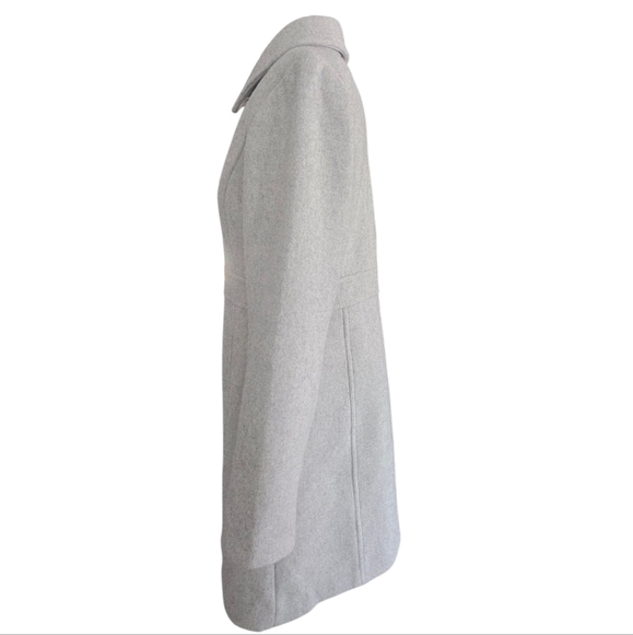 J.Crew Wool-blend Lady Coat / Jacket AT107  Heather Dusk Grey Size 12 - Picture 6 of 16